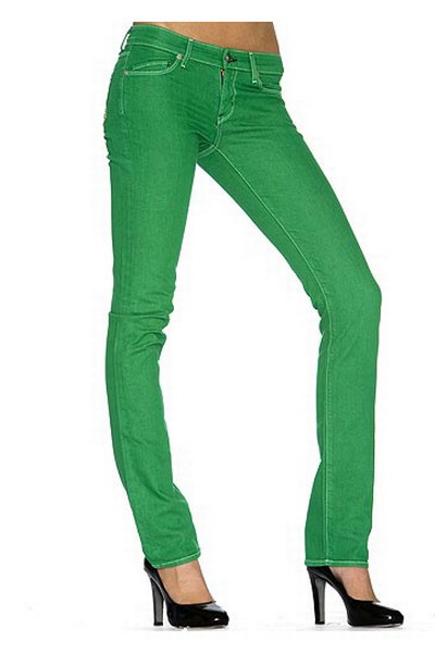 bright green jeans womens
